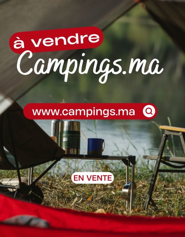 Vente site web Campings.ma