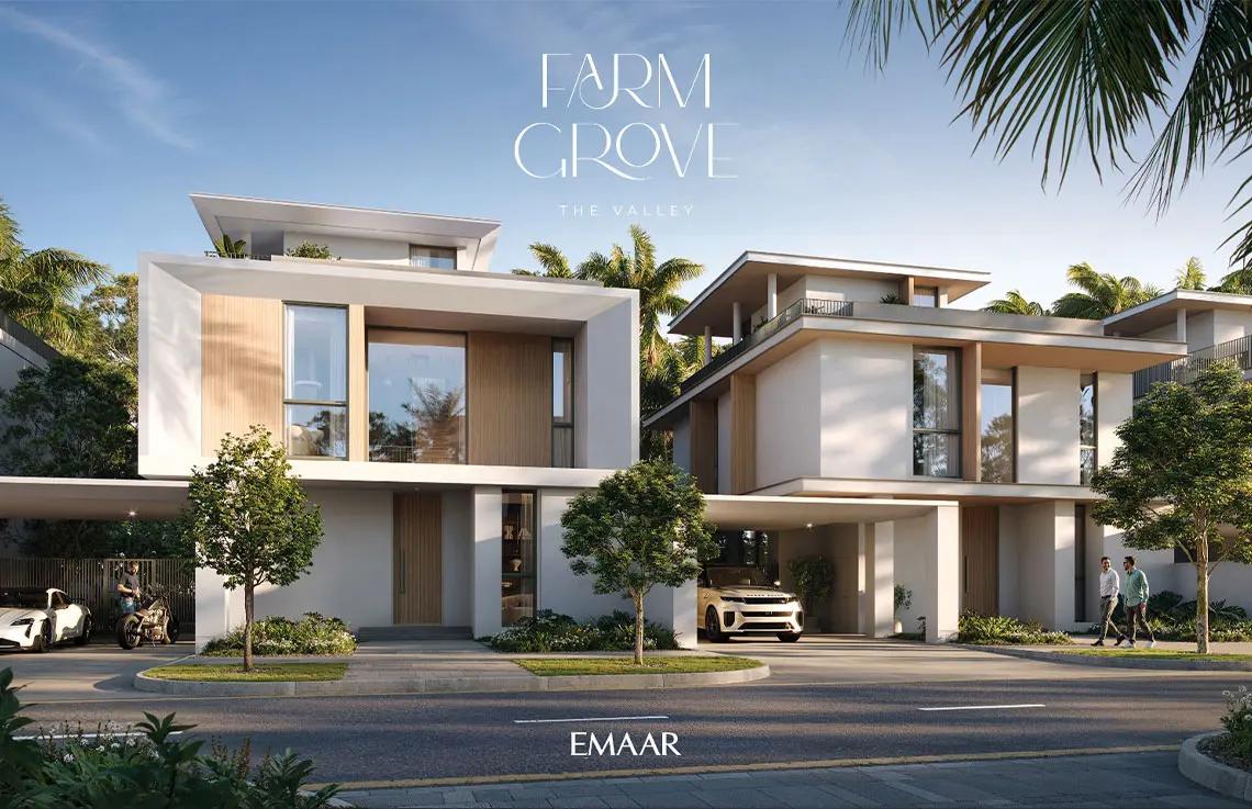 Découvrez Emaar Villa de Compagne Grove à Dubaï, un projet de villas luxueuses offrant confort, élégance et un investissement rentable.
